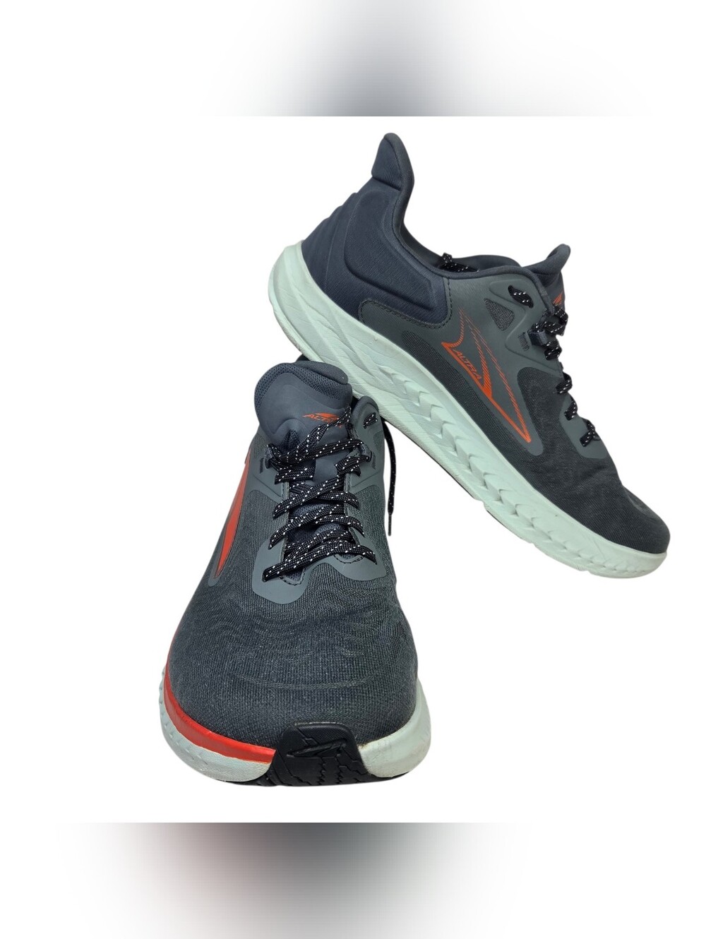Altra Men's Running Shoes Gray with Orange Accents. Size 11.5